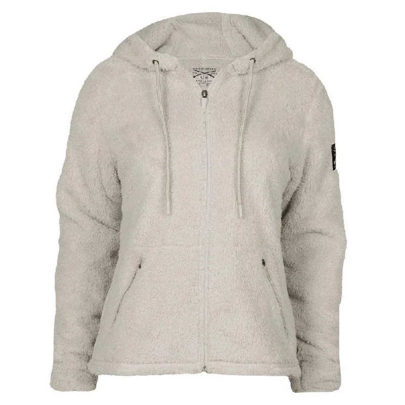 Women's Sherpa Jacket - OatmealZippered Jackets