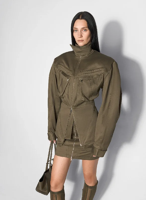 khaki cargo jacketTravel Jackets