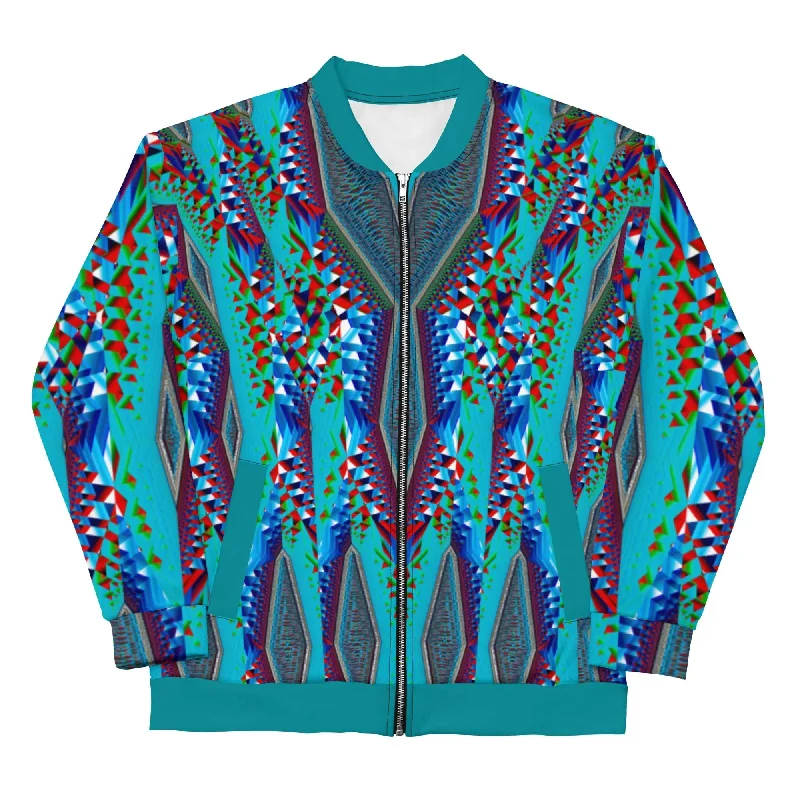 "Tripping Geometry" Collection - Unisex Bomber JacketPerformance Jackets