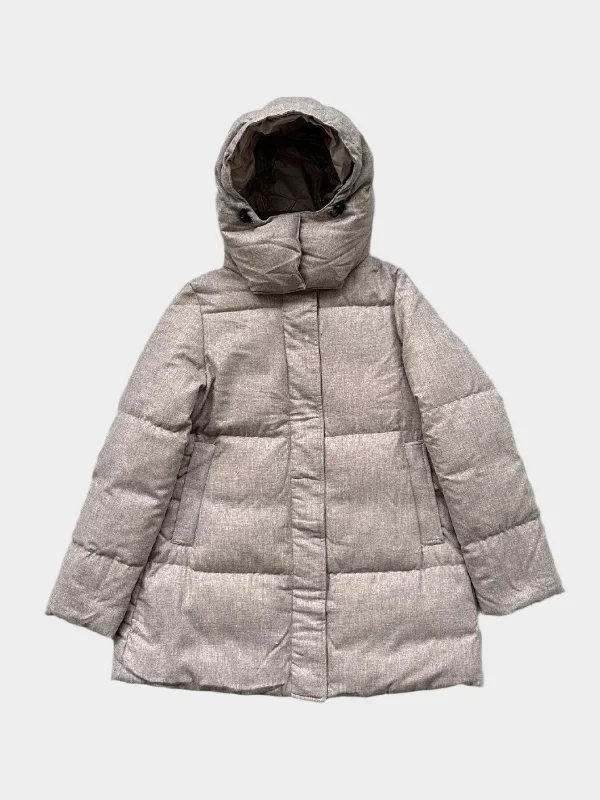 Puffy Jacket BeigeReflective Jackets