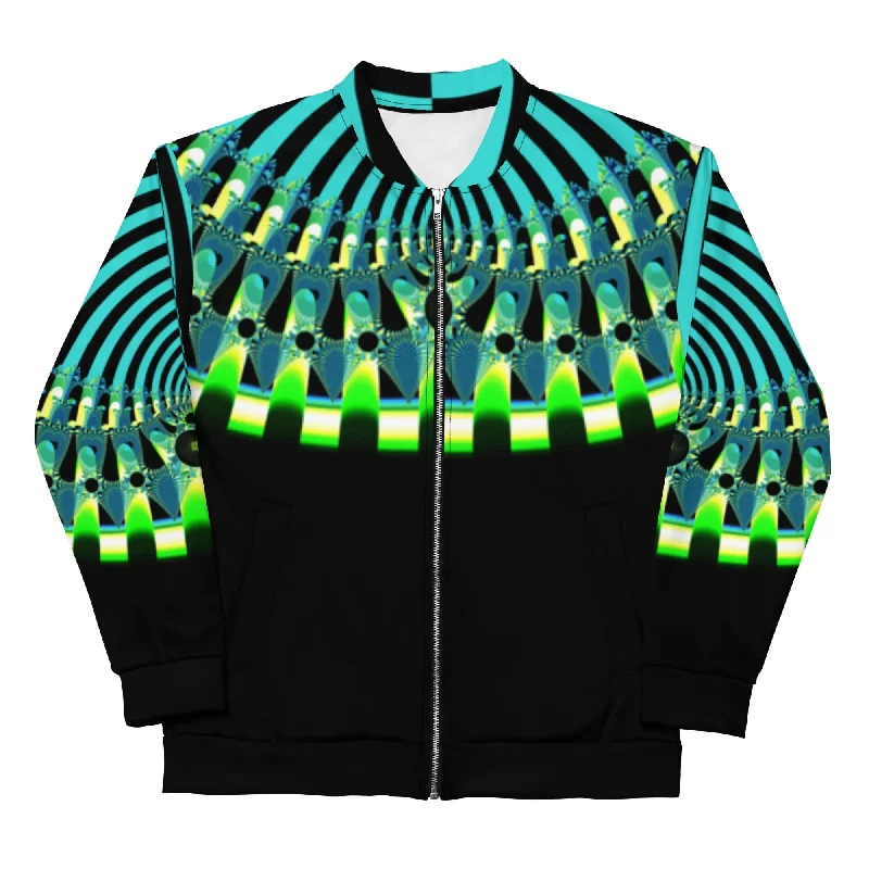 "Happy Stripes" Collection - Unisex Bomber JacketStudded Jackets