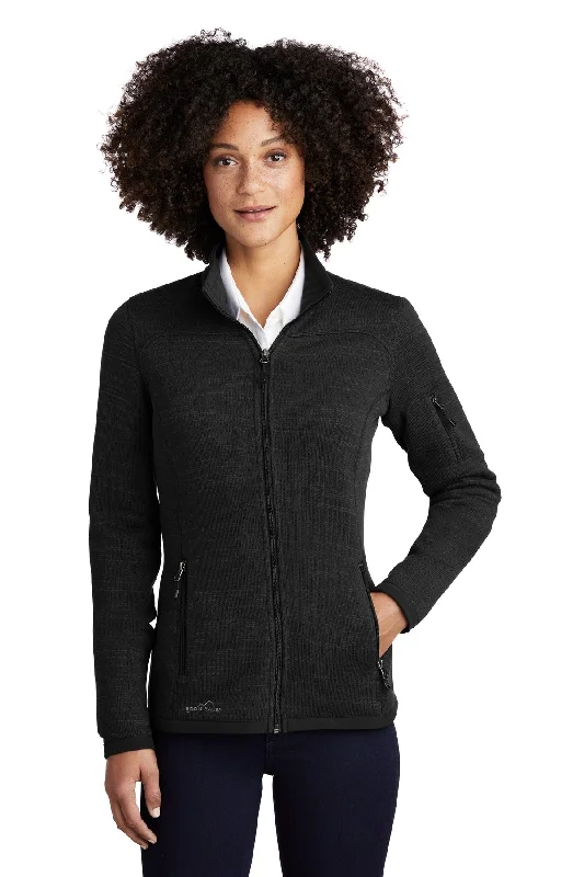 Eddie Bauer Ladies Sweater Fleece Full-Zip. EB251Canvas Jackets