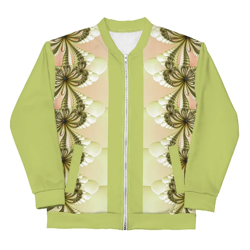 "Wild Lily" Collection - All Over Print Unisex Bomber JacketAsymmetrical Jackets