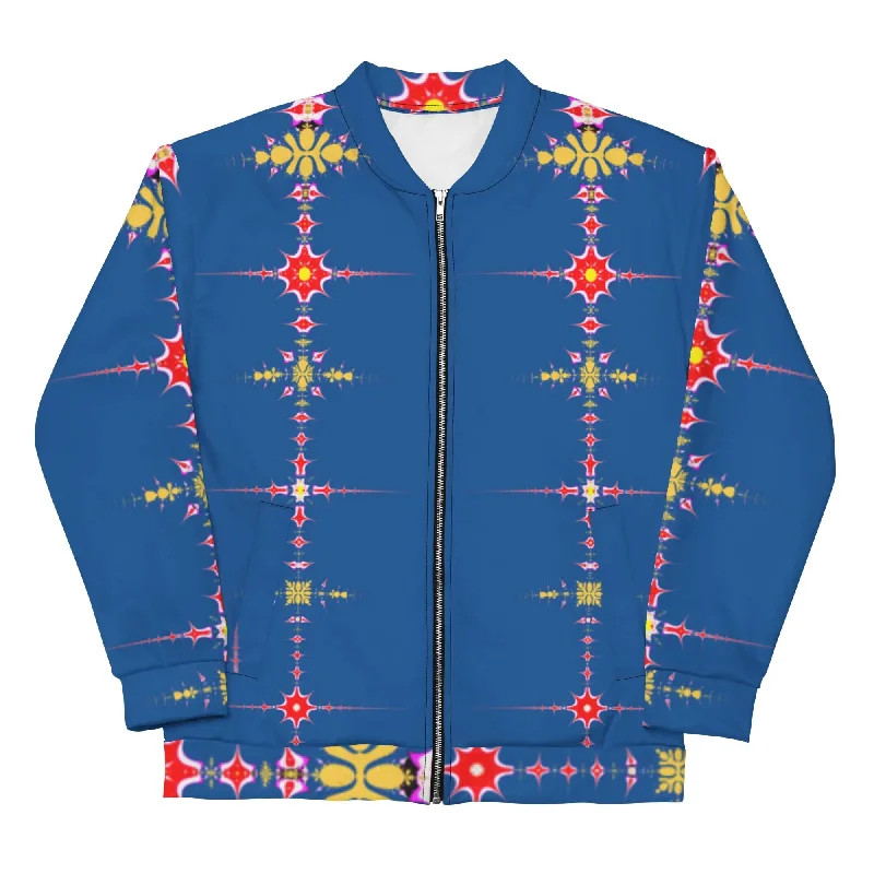 "Hippie Trippy" Collection - Designer Unisex Bomber JacketHiking Jackets