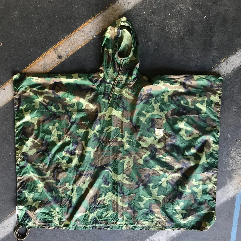 City of Aloha x David L R Camo PonchoMilitary Jackets