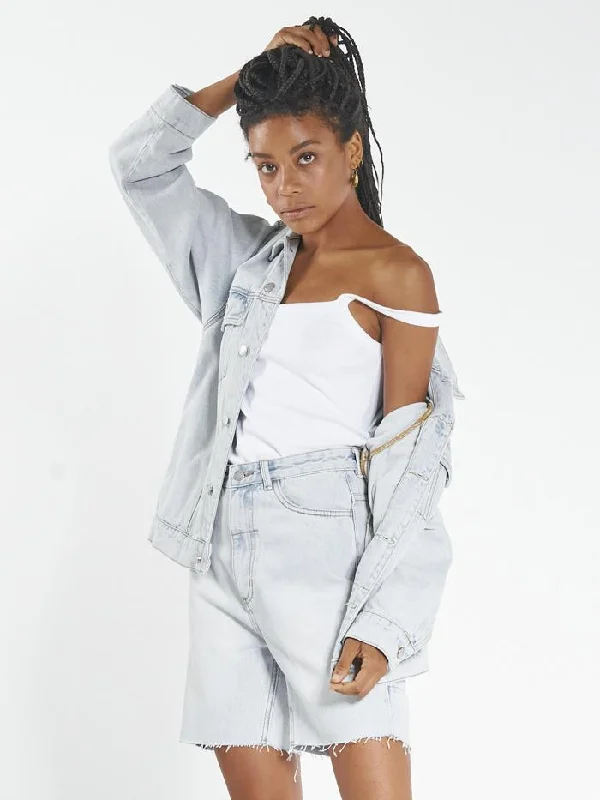 Madi Jacket - Light Blue FadeCropped Jackets