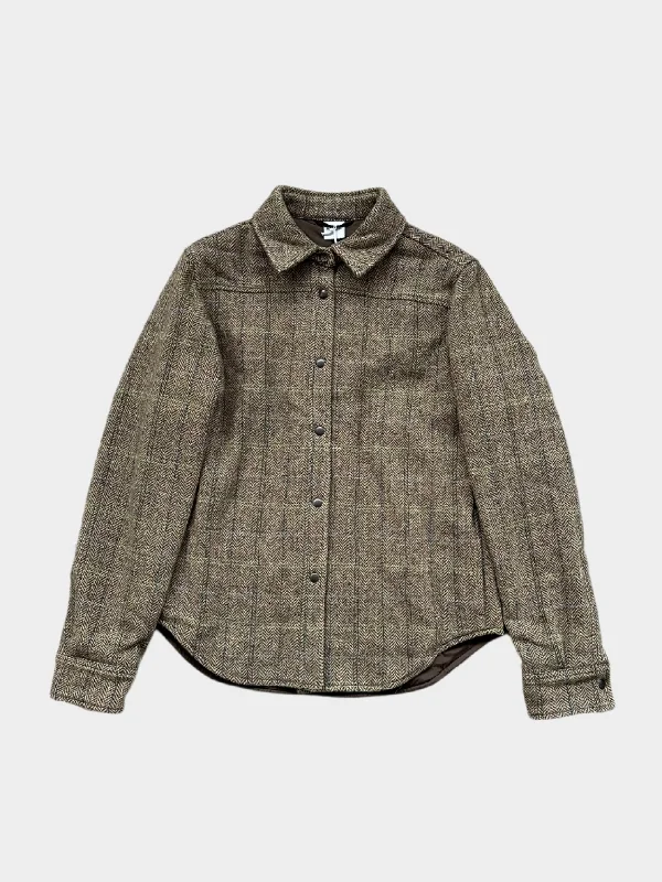 Herringbone Padded ShirtWinter Jackets