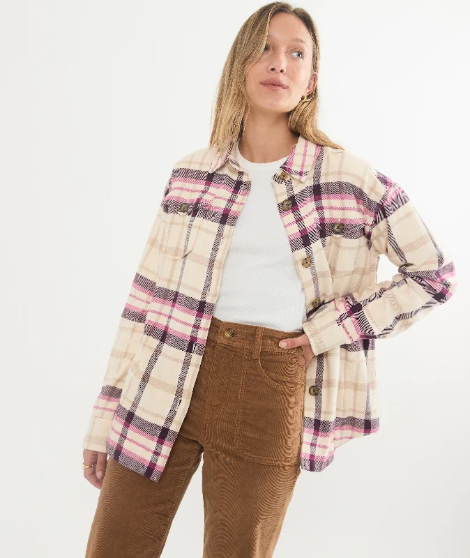 Bailey Flannel Shirt JacketSequined Jackets