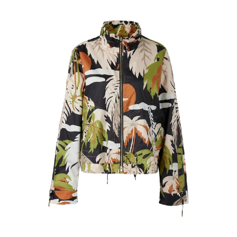 Outdoor Jacket Palm PrintWork Jackets