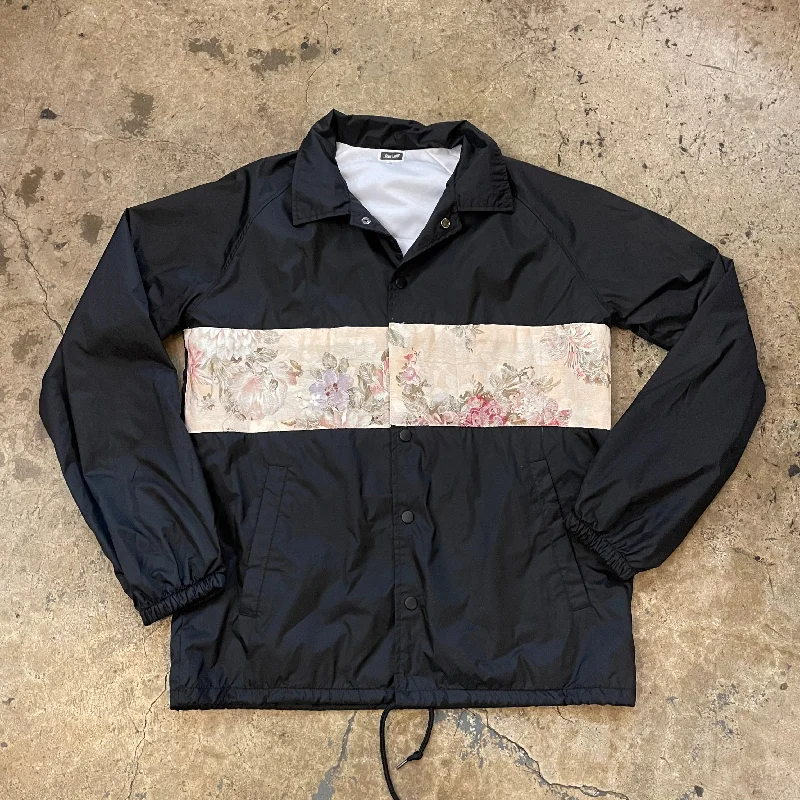 Yokishop - Floral Striped WindbreakerVelvet Jackets