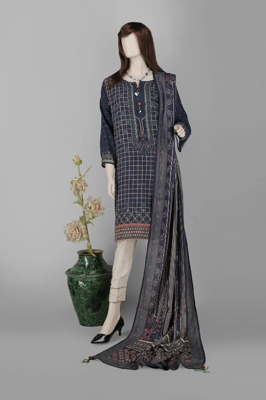 Unstitched Printed Lawn 2 Piece (Shirt/Dupatta)