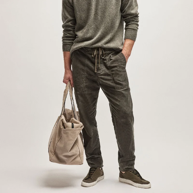 RompersCorduroy Utility Pant - Dark Olive Pigment