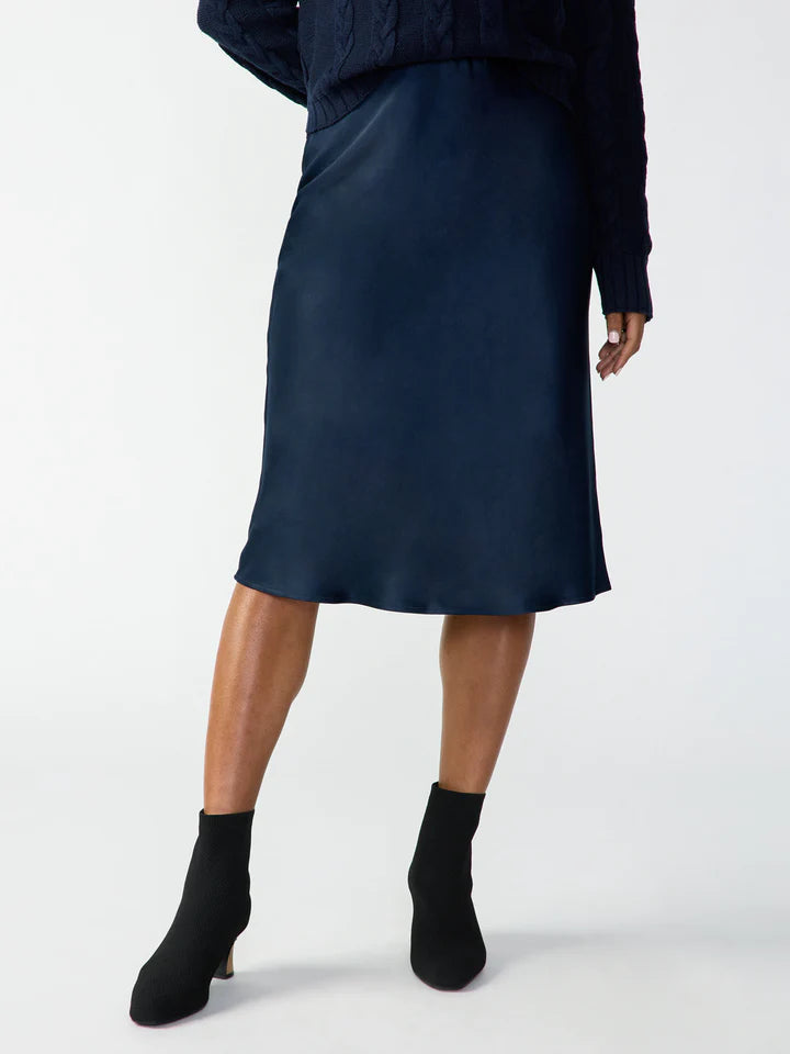 Sanctuary - Everyday Midi Skirt - Navy ReflectionGaucho Skirt