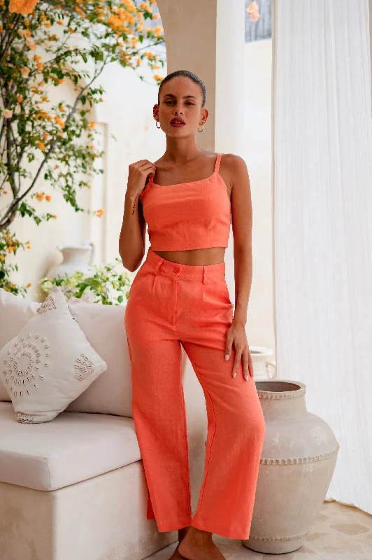 Stretch PantsIsland Luxe Christina Pant in Peach