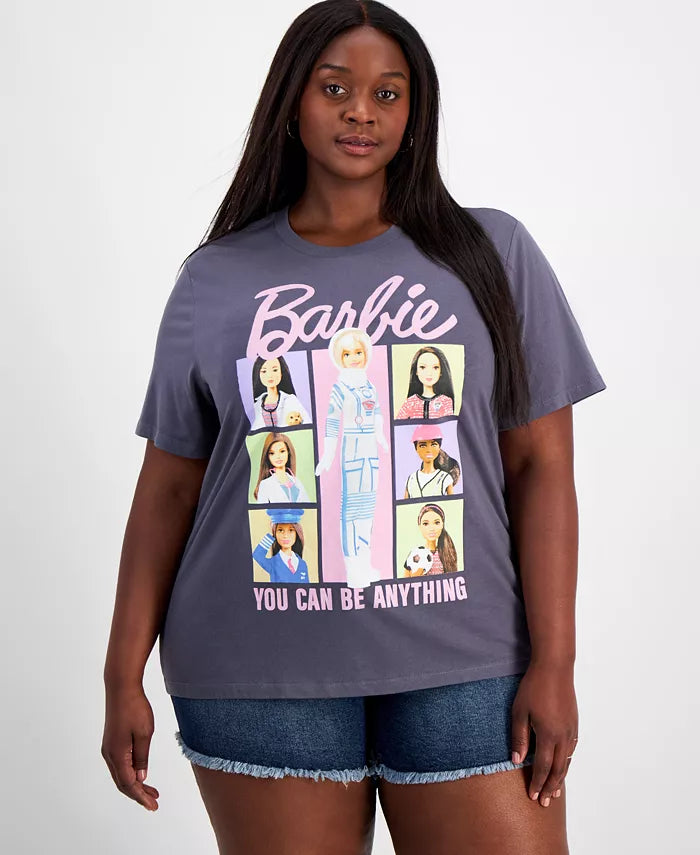 Punk ShirtsGray Barbie You Can Be Anything Shirt Top