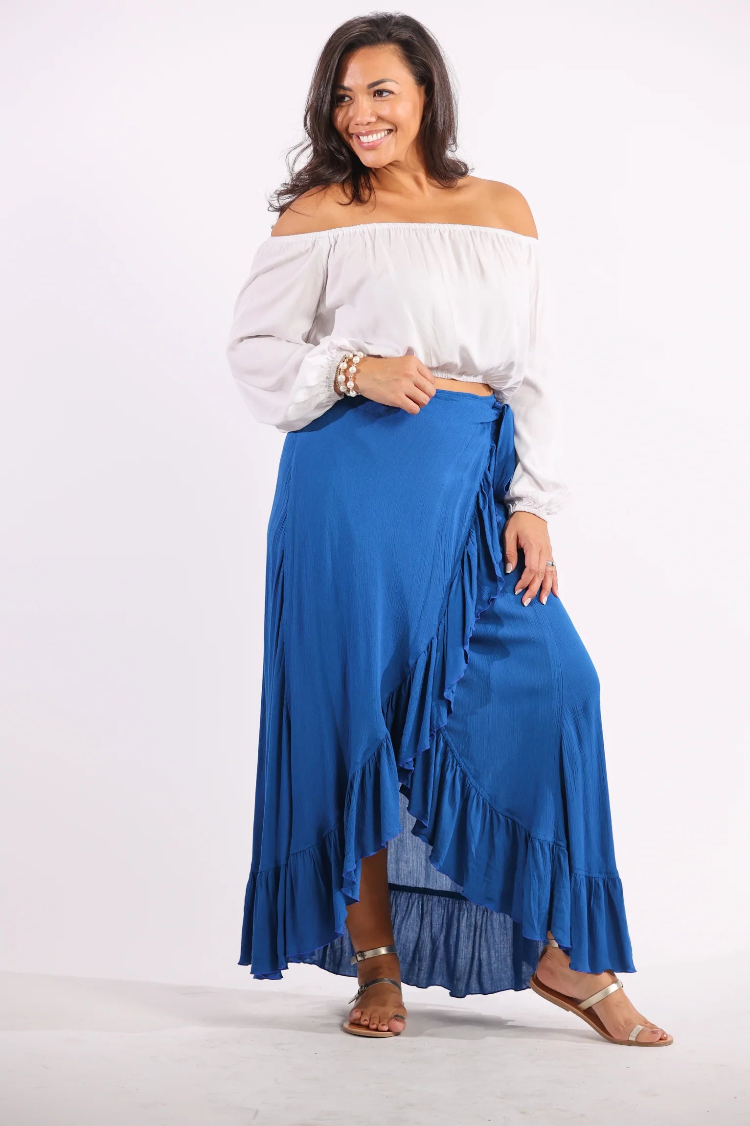 Sea Lustre - Honey Maxi Wrap Skirt - AtlanticSkort