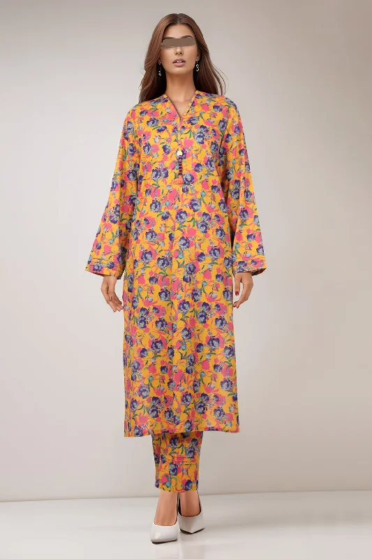 Unstitched Printed Lawn 2 Piece (Shirt/Trouser)