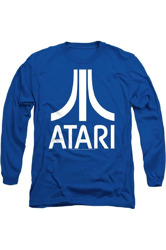 Atari Atari Logo Long Sleeve Adult Tee / T-Shirt