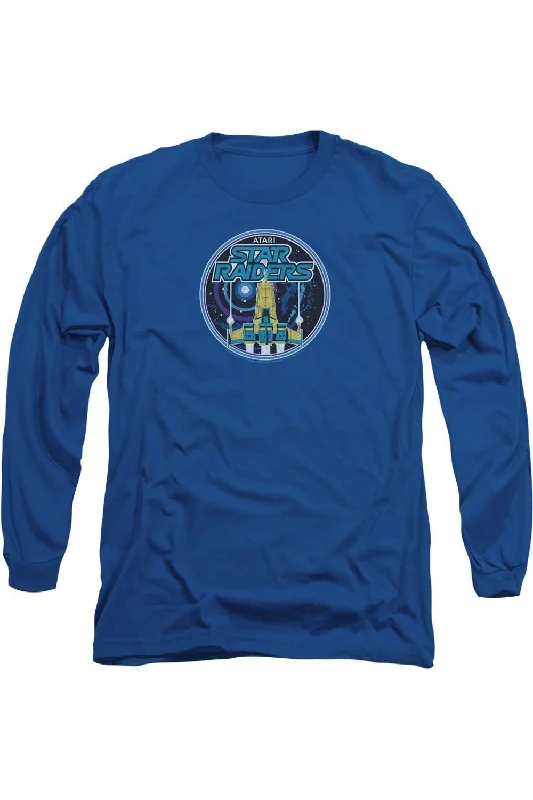 Atari Badge Long Sleeve Adult Tee / T-Shirt