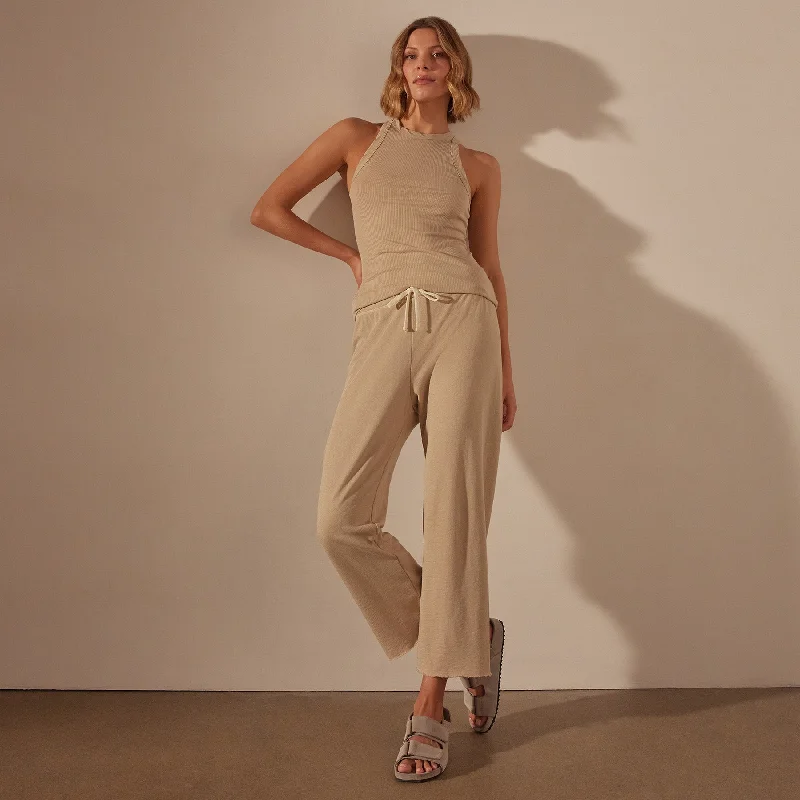 JoggersVintage French Terry Cutoff Sweatpant - Sand Dune Pigment