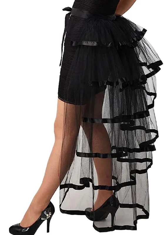 DC Music Tulle Tail Skirt $99 one szWrap Skirt