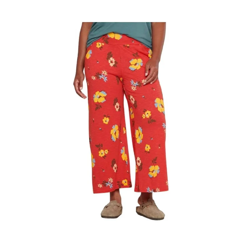 BootcutToad & Co Women's Chaka Wide Leg Pant - Winterberry Floral - ONLINE STORE CREDIT/EXCHANGE ONLY