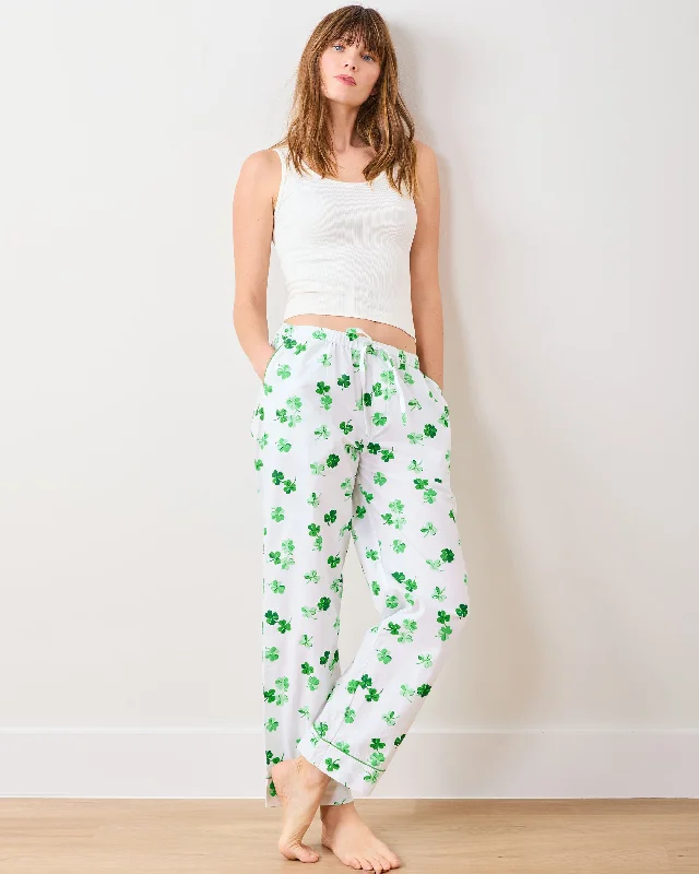 Drawstring PantsLucky Clover - Tall PJ Pants - Cloud