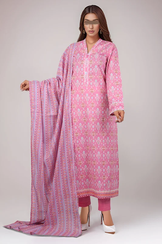 Printed Lawn Stitched 2 Piece (Shirt/Dupatta)