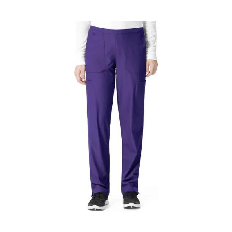 Wind PantsCarhartt Women's Flat Front Straight Leg Scrubs Pants - Grape