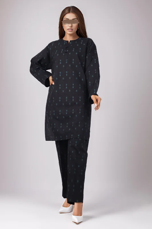 Unstitched Jacquard Cotton 2 Piece (Shirt/Trouser)