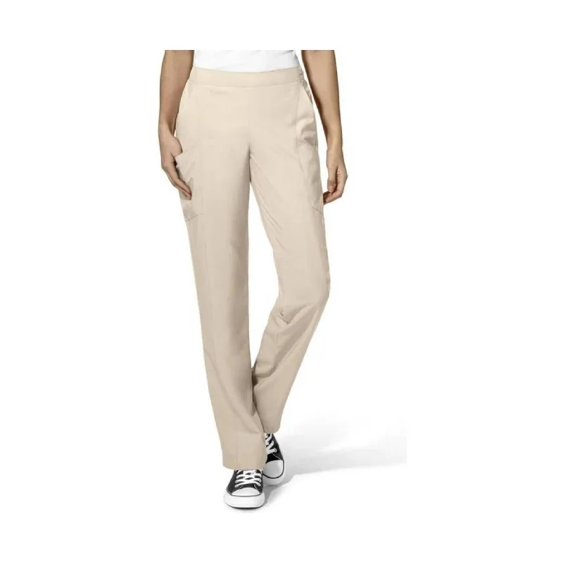 Hot PantsWonderWink Women's Full Elastic Scrubs Pants - Khaki