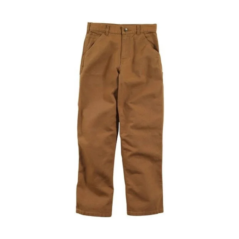 Utility PantsCarhartt Kids' Canvas Dungaree Pant - Carhartt Brown