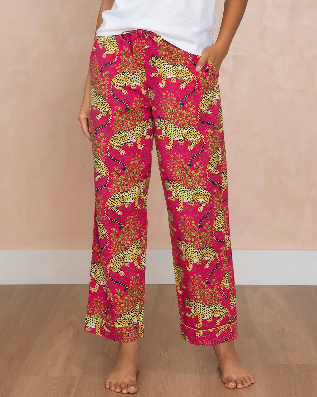 Low-riseBagheera - Pajama Pants - Hot Pink