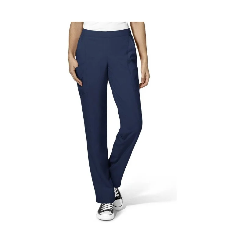 Frayed PantsWonderWink Women's Flat Front Cargo Scrub Pant - Navy - ONLINE STORE CREDIT/EXCHANGE ONLY