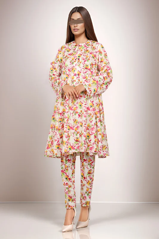 Unstitched Printed Lawn 2 Piece (Shirt/Trouser)