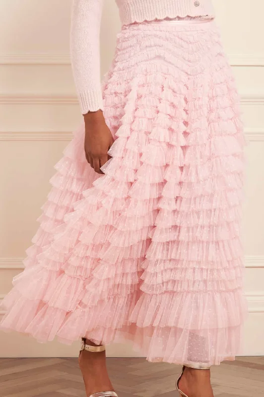 Hattie Ruffle Ankle SkirtTulle Skirt