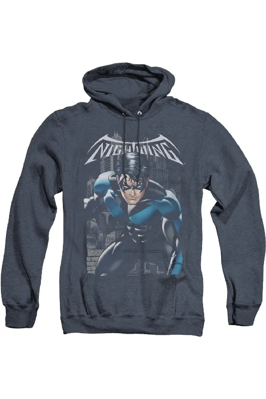 Statement HoodiesBatman A Legacy Adult Heather Hoodie / Hooded Sweatshirt