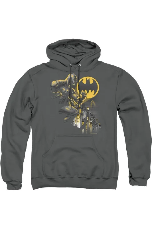 Collaborative SweatshirtsBatman Bat Signal Adult Pull Over Hoodie / Hooded Sweatshirt