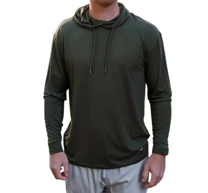 Organic Cotton SweatshirtsPerformance Hoodie In Mallard Green