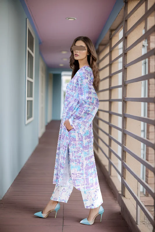 Unstitched Printed Lawn 2 Piece (Shirt/Trouser)