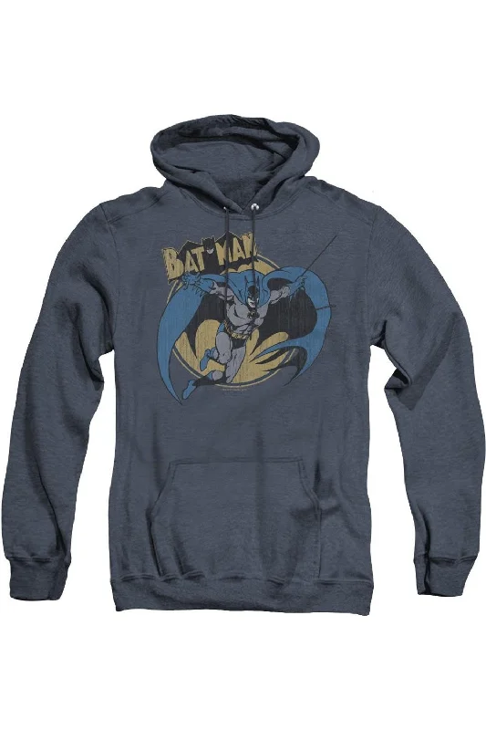 Skateboard SweatshirtsBatman Through The Night Adult Heather Hoodie / Hooded Sweatshirt