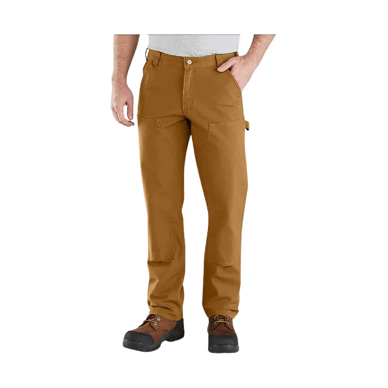 Plaid PantsCarhartt Men's Rugged Flex® Relaxed Fit Double Front Pant - Carhartt Brown