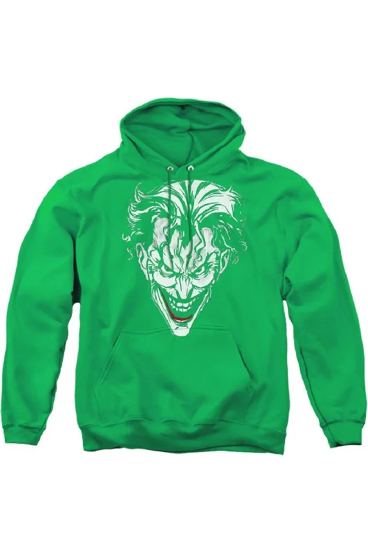 Cashmere HoodiesBatman Joker Red On Green Adult Pull Over Hoodie / Hooded Sweatshirt