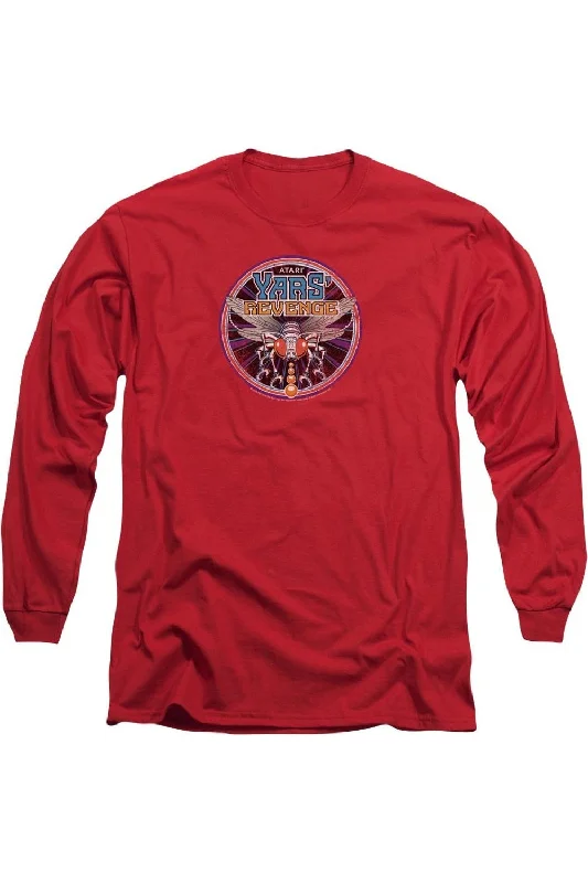 Atari Yars Revenge Patch Long Sleeve Adult Tee / T-Shirt