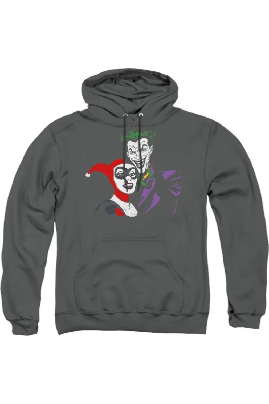 Performance HoodiesBatman Joker & Harley Adult Pull Over Hoodie / Hooded Sweatshirt