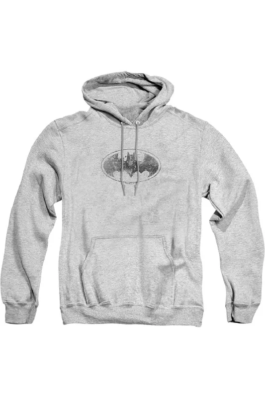 Hip-Hop HoodiesBatman Burned & Splattered Adult Pull Over Hoodie / Hooded Sweatshirt