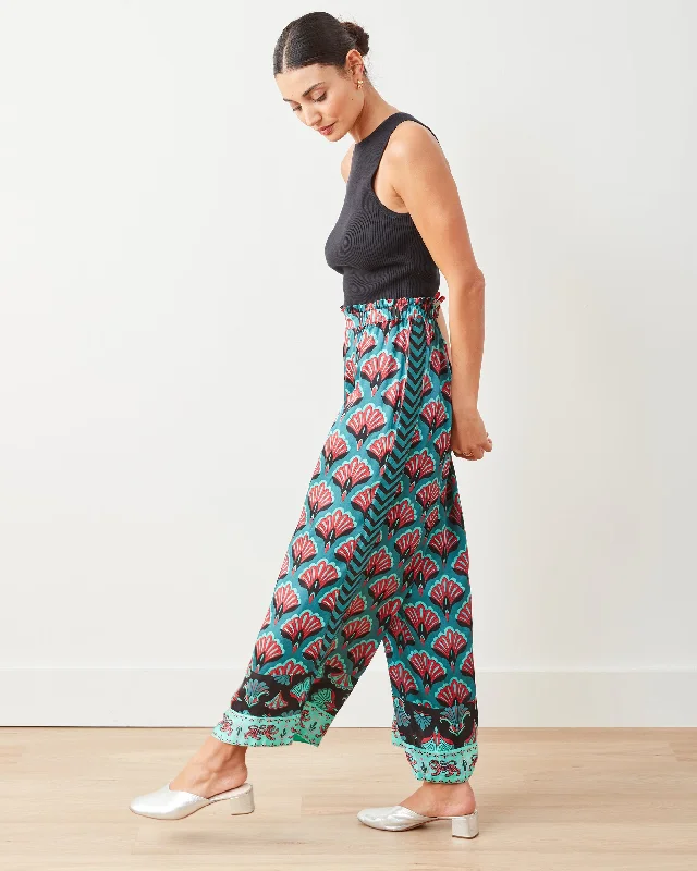 Pajama PantsCocktail Hour - Tall Fancy Pant - Gatsby Green