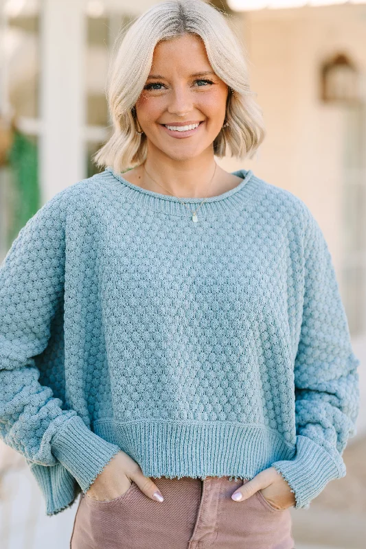 Stay With Me Sage Green SweaterMohair Knit Tops