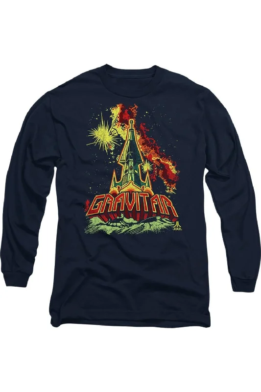 Atari Blast Off Long Sleeve Adult Tee / T-Shirt