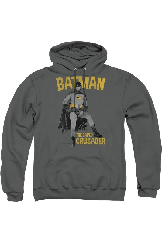 Limited Edition HoodiesBatman Classic Tv Caped Crusader Adult Pull Over Hoodie / Hooded Sweatshirt